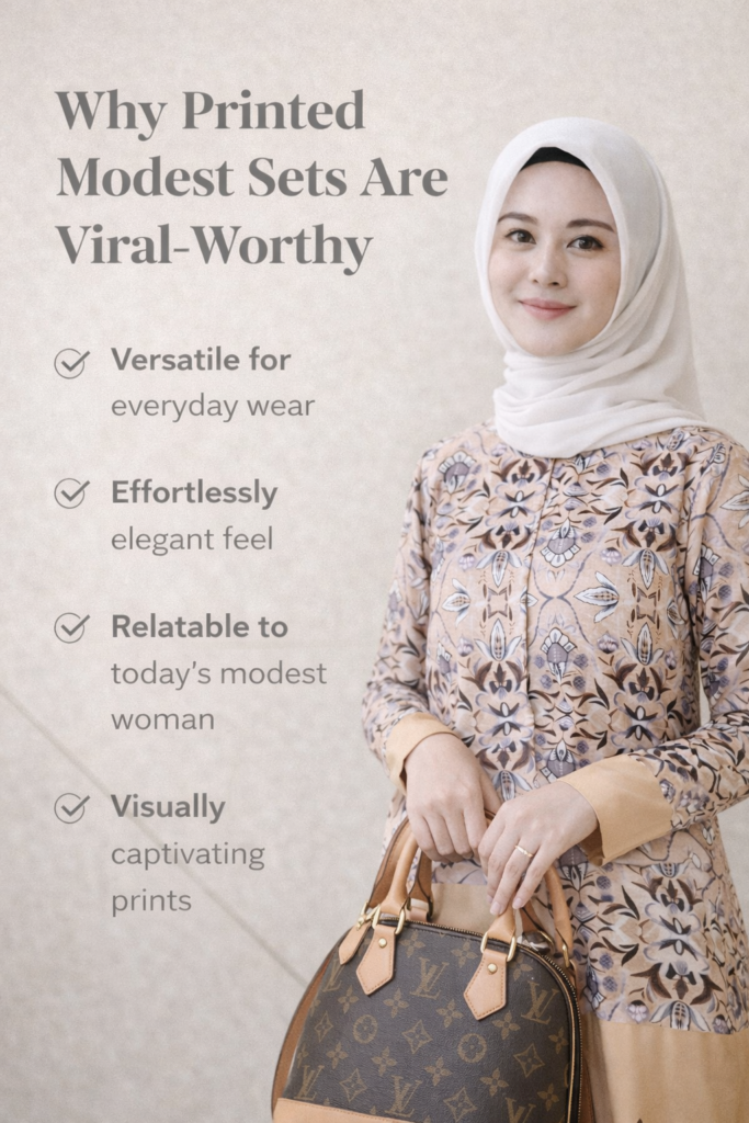 Why Printed Modest Sets Are Viral Worthy