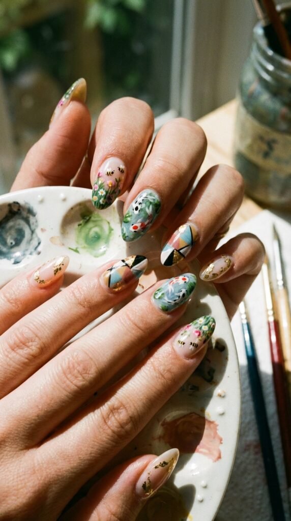 Handpainted nail art 6cd9e89ba4