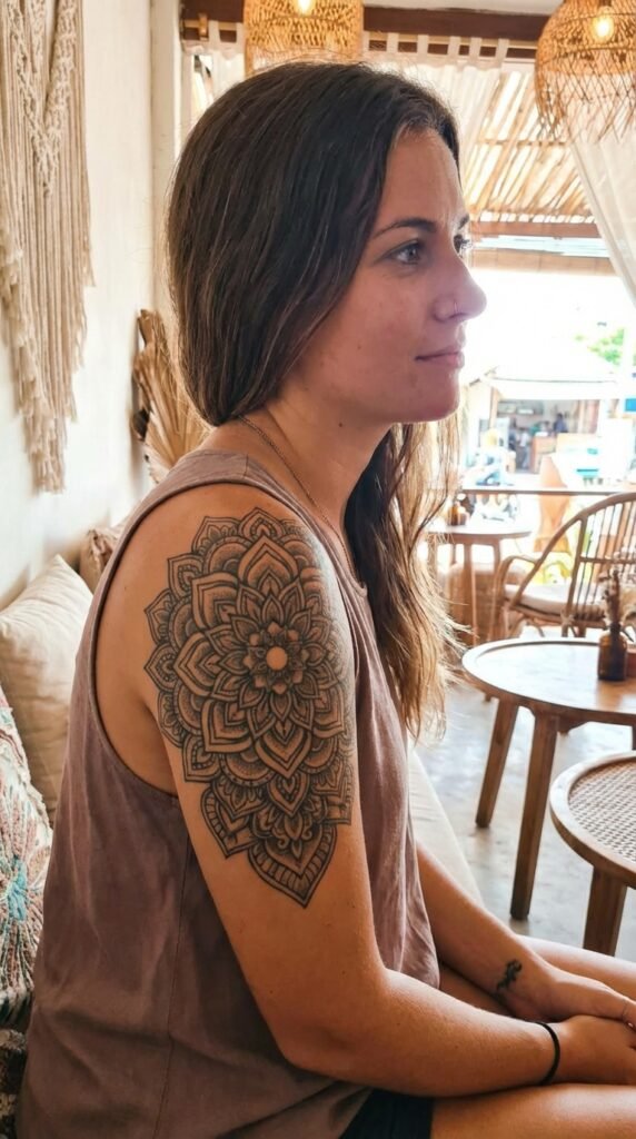 35 Elegant Tattoo Ideas for Women – Meaning & Best Placement Guide 10 Mandala tattoo women 9ff7900ac4