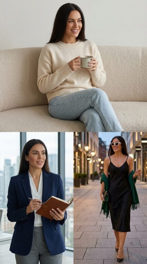 Pink Aesthetic Outfit Ideas 2026 – Elegant Midi Skirt Style 9 Model 3 variations 202603232237