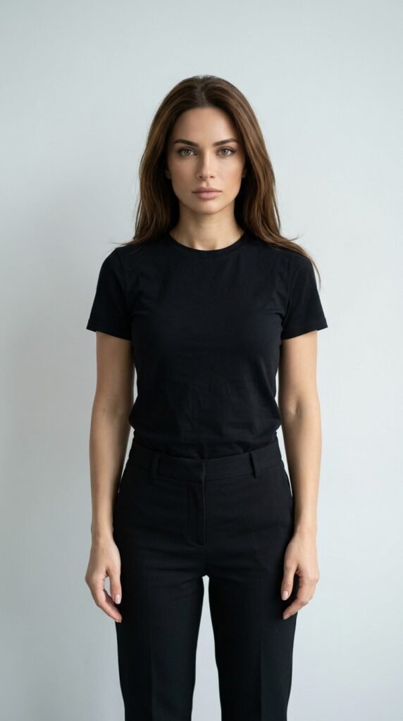 Model in black 202603251815