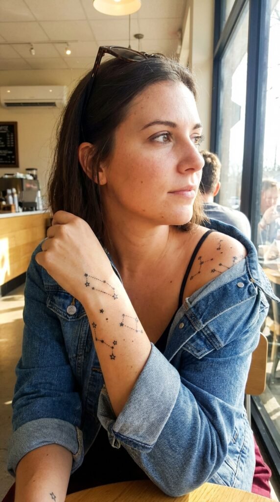 35 Elegant Tattoo Ideas for Women – Meaning & Best Placement Guide 7 Star tattoo women cb45abc049