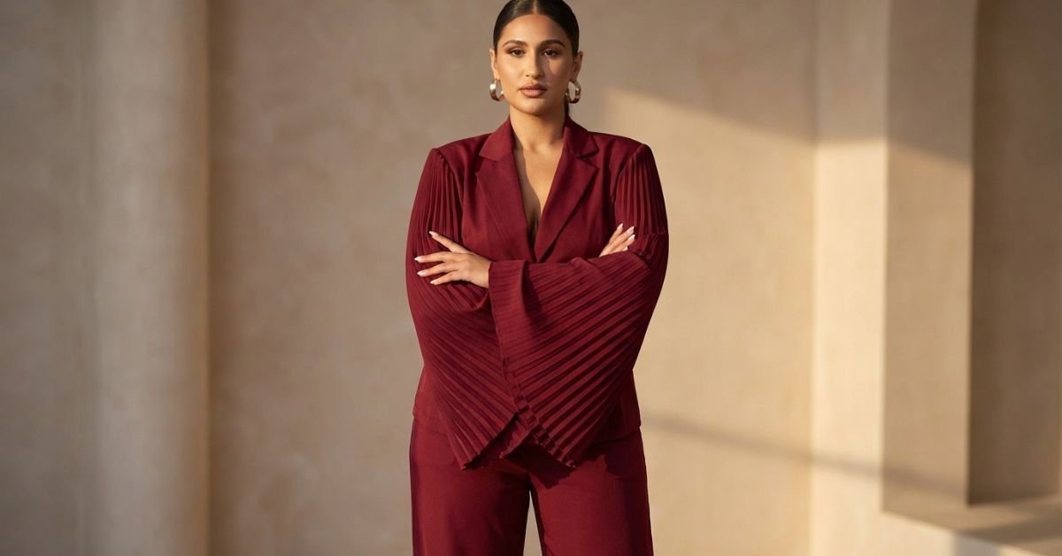 Burgundy Monochrome Power Suit Trend 2026 – Elegant Boss Lady Style Guide