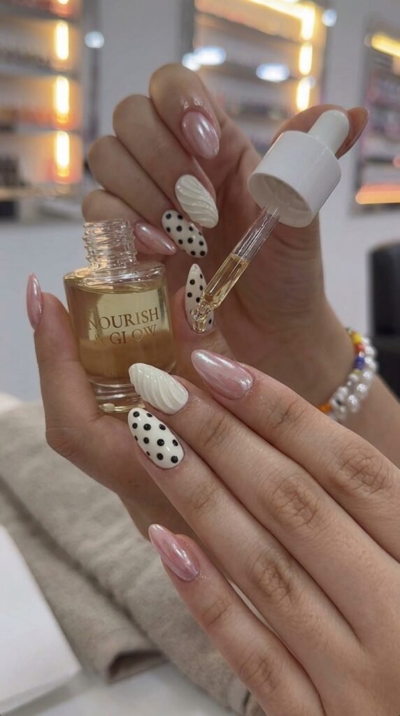 Woman applying cuticle 202603262047