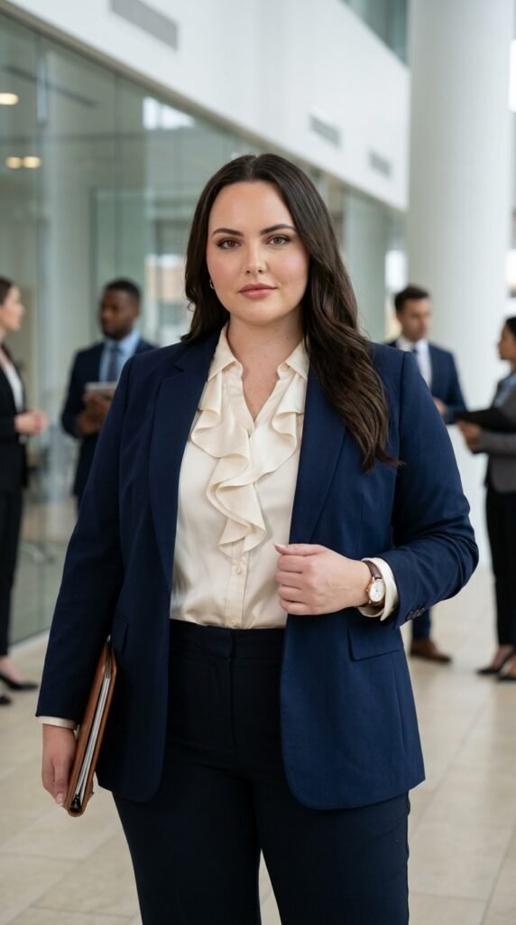 Minimalist Power Dressing for Women 2026 – Elegant Outfit Guide 17 Woman holding file 202603231244