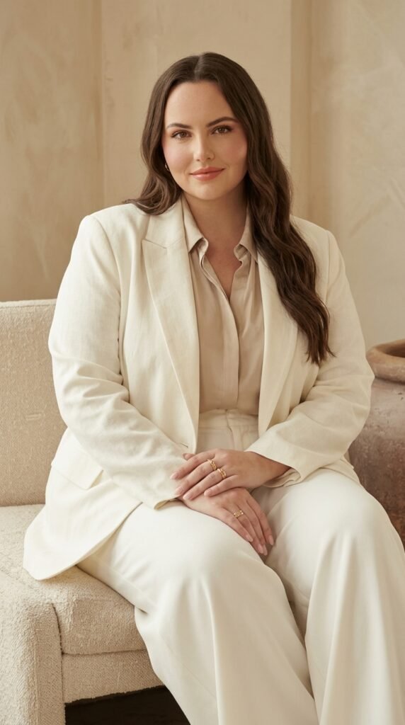 Minimalist Power Dressing for Women 2026 – Elegant Outfit Guide 21 Woman in beige 202603231247