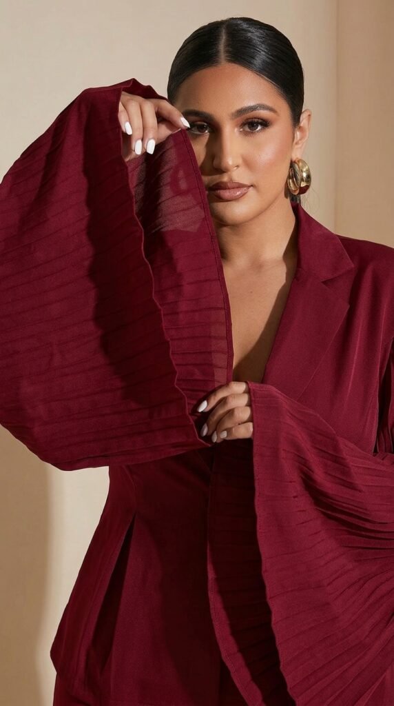 Woman in burgundy 202603311312