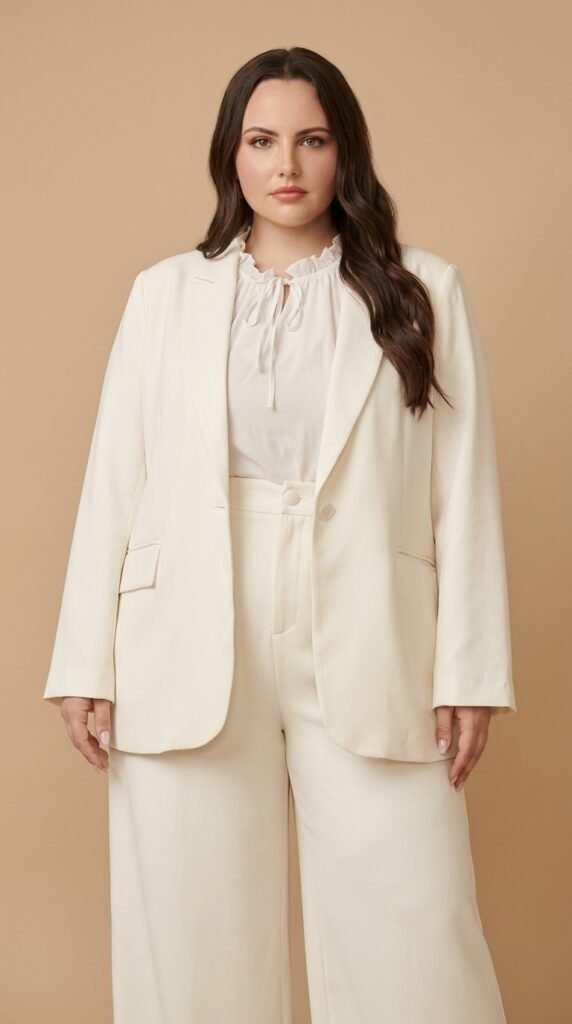 Minimalist Power Dressing for Women 2026 – Elegant Outfit Guide 3 Woman in cream 202603231233