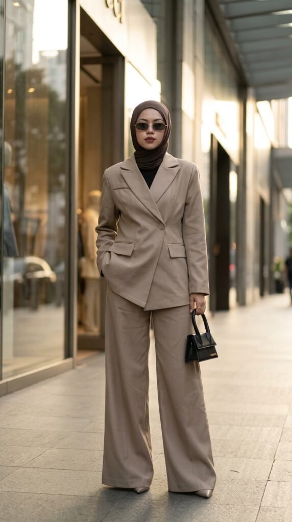 Minimalist Power Dressing for Women 2026 – Neutral Outfit Guide 7 Woman in minimalist 202603271821