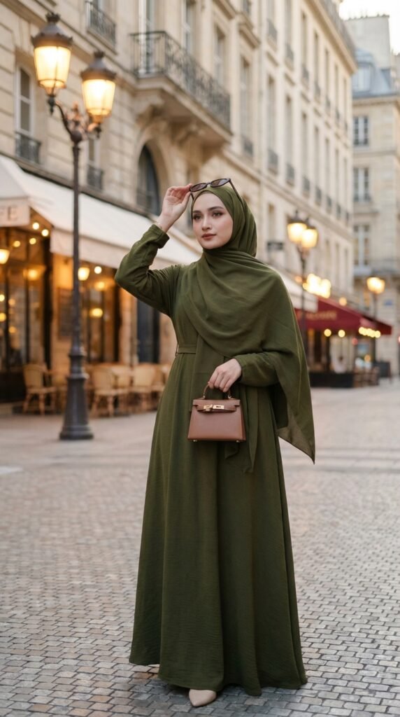 Woman in modest dress hijab d7f7eb0f41