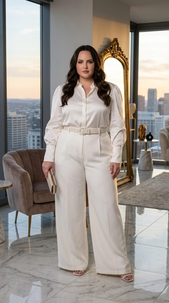 Minimalist Power Dressing for Women 2026 – Elegant Outfit Guide 19 Woman in monochrome 202603231245