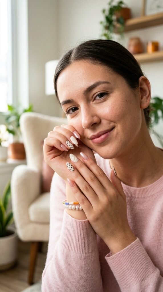 Woman showing hands 202603262018