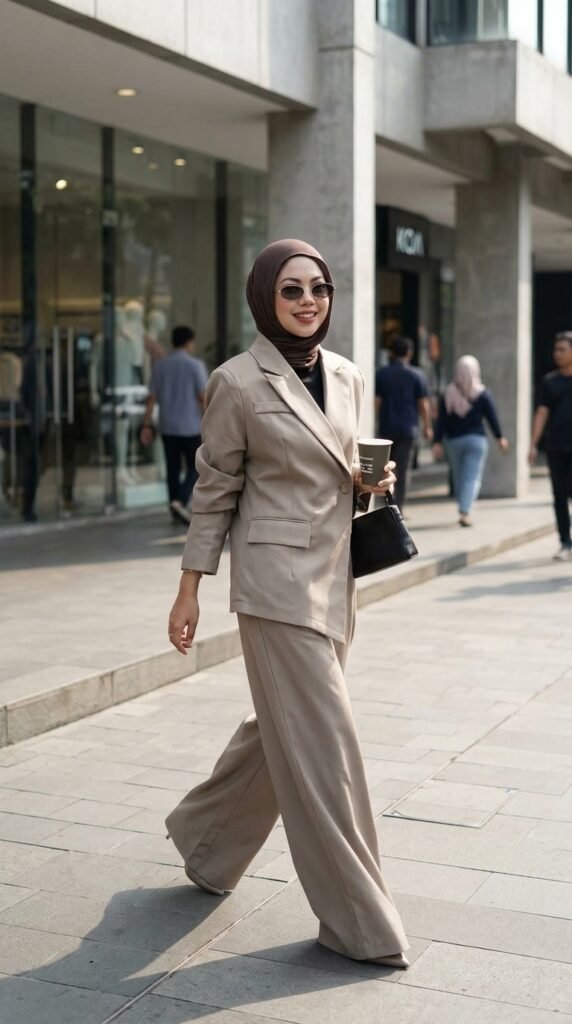 Minimalist Power Dressing for Women 2026 – Neutral Outfit Guide 3 Woman walking city 202603271752