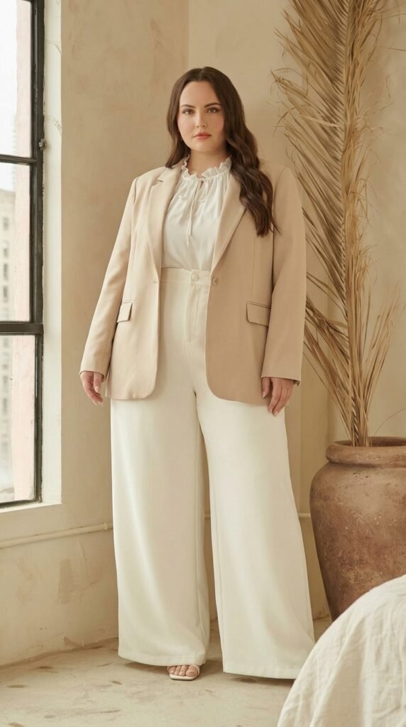 Minimalist Power Dressing for Women 2026 – Elegant Outfit Guide 20 Woman wearing beige 202603231246