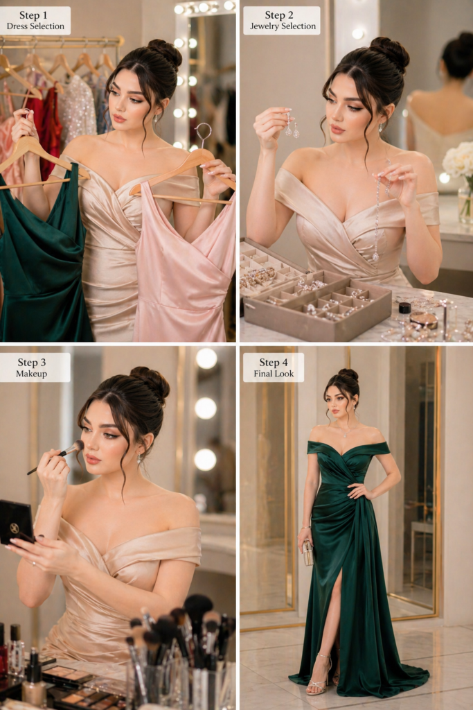 Off-Shoulder Dress Styling Tips – Jewelry, Makeup & Hair Guide 2026 7 0cbc1d8c 71ca 4df4 9628 0b92e2c92395