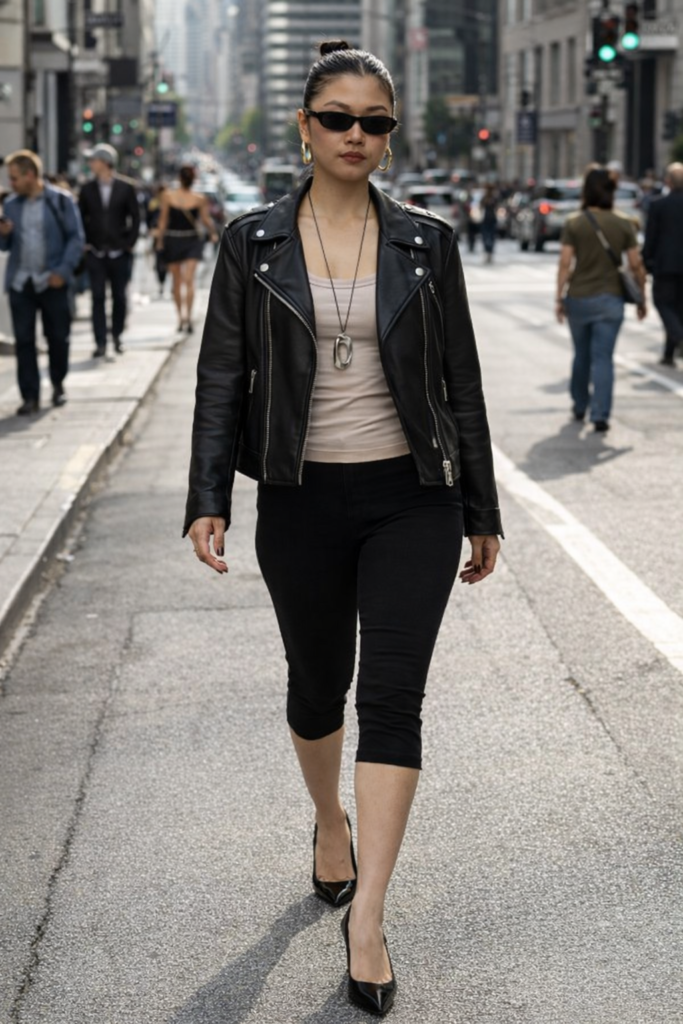 Minimalist Street Style for Women 2026: Black Leather Jacket Outfit Guide 3 536f3474 9d6b 4dd6 8bed eba64dc2e6ba