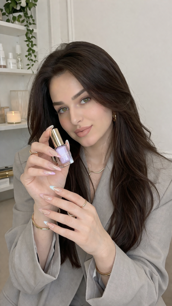 Pastel Chrome Nail Art 2026 – Luxury Gold Outline Trend 9 5fa8df4d aab2 4851 bdca ac41397da80c