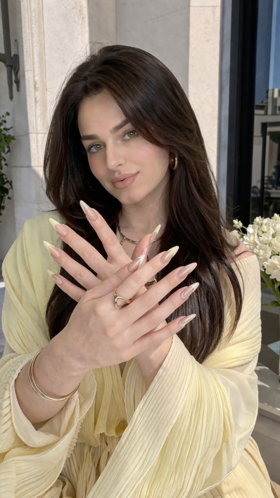 Pastel Chrome Nail Art 2026 – Luxury Gold Outline Trend 10 a1c9173c d956 4339 8b94 7ffcb8192378