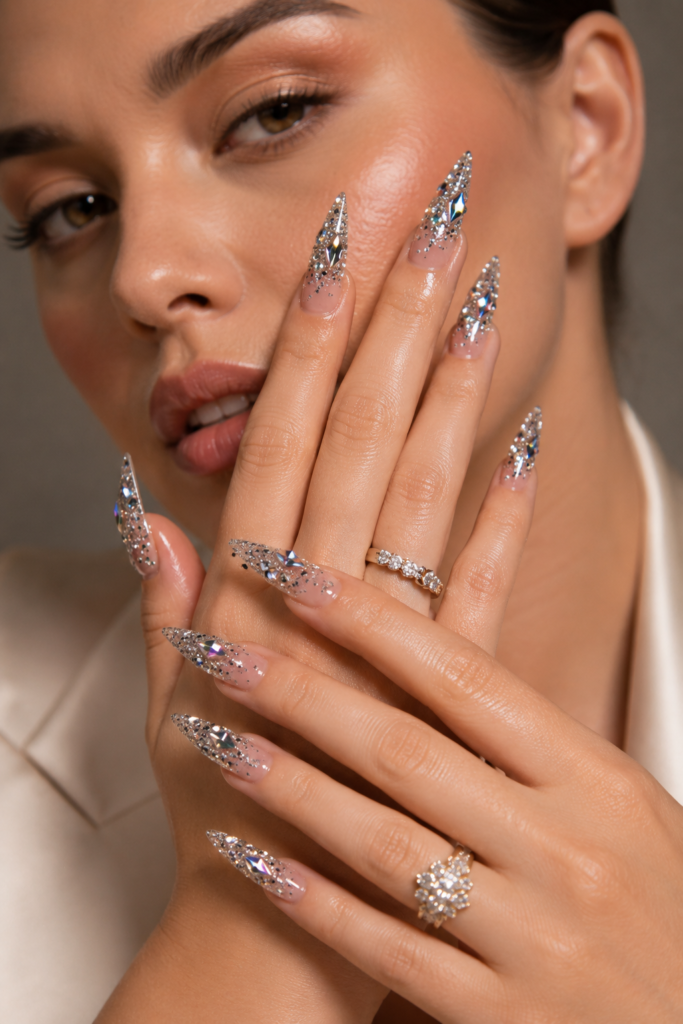 Luxury Rhinestone Nail Designs 2026 – Glamorous Nail Trends 3 923bf89e f2b3 487b 9aba bdb2e290ade8