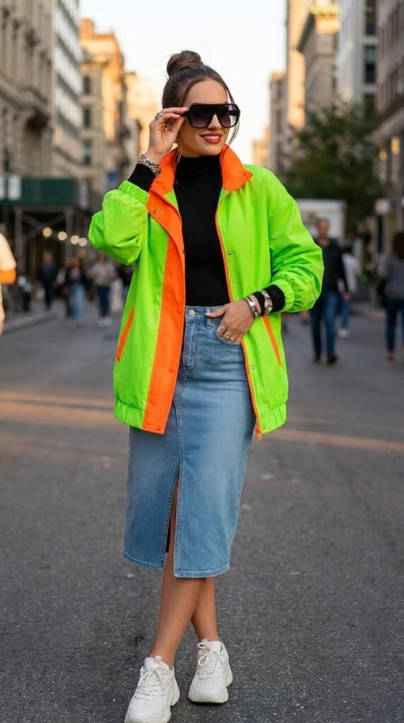 Street Style Inspiration: Combining Classic & Modern Trends 2026 6 Female model adjusting sunglasses 202605161226