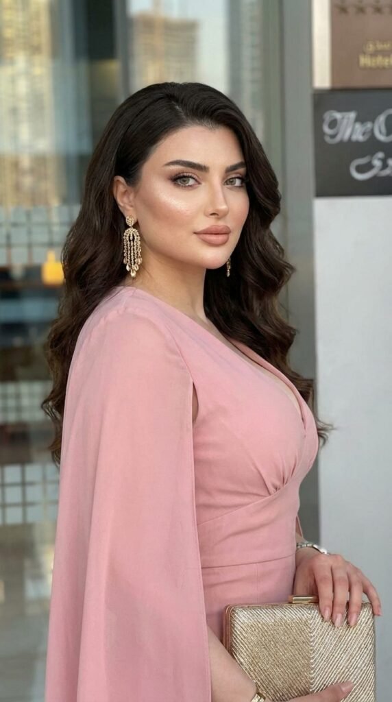 Celebrity-Inspired Evening Outfits | Glam Fashion Ideas 2026 8 Model holding metallic clutch 202605161708
