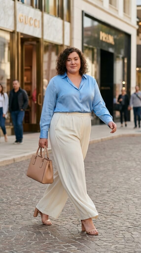 Elegant Plus Size Fashion Trends for Women in 2026 6 Plus size model walking district 202605192325