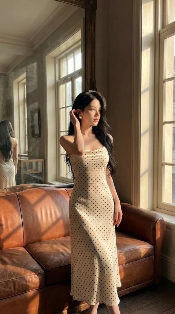 Elegant Polka Dot Dress Fashion Trends 2026 Style Guide 2 Ultra realistic luxury feminine fashion portrait 202605212255