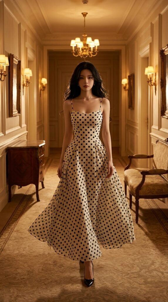 Elegant Polka Dot Dress Fashion Trends 2026 Style Guide 3 Woman in polka dot dress 202605212258