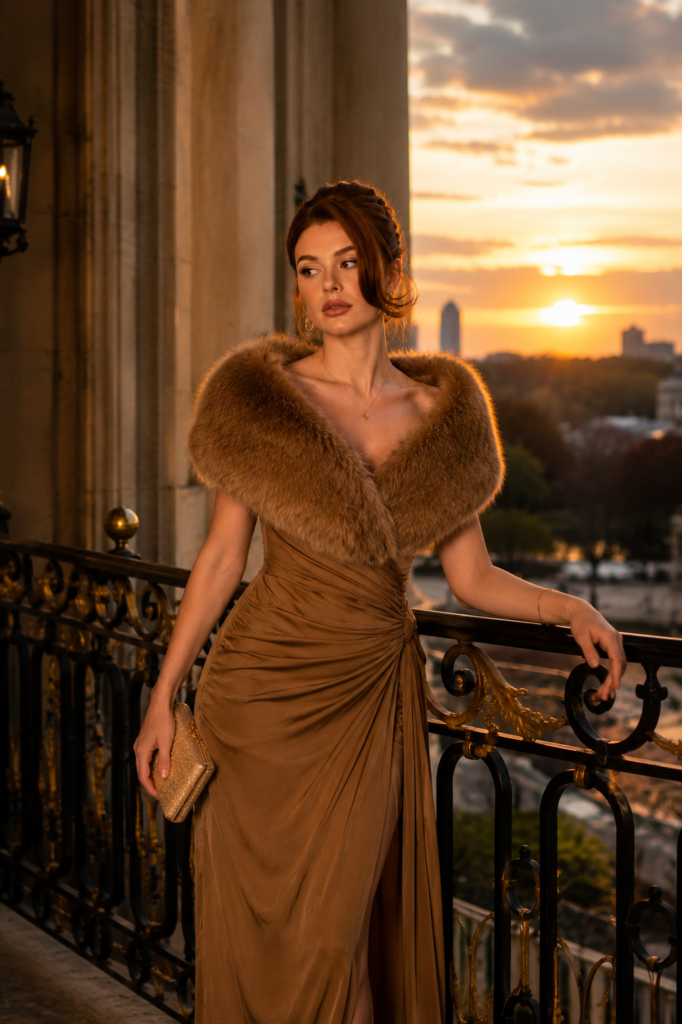 Golden Glamour: Fur Collar Dress Fashion Trends in 2026 8 b60ee0ca 7d95 446a 8053 139d5c1f20da