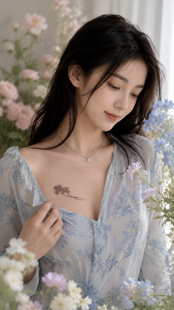 Minimal Twin Flower Collarbone Tattoo Ideas for Women 2026 6 072f5e5c 8aa5 4320 828a 1cdc67800d78