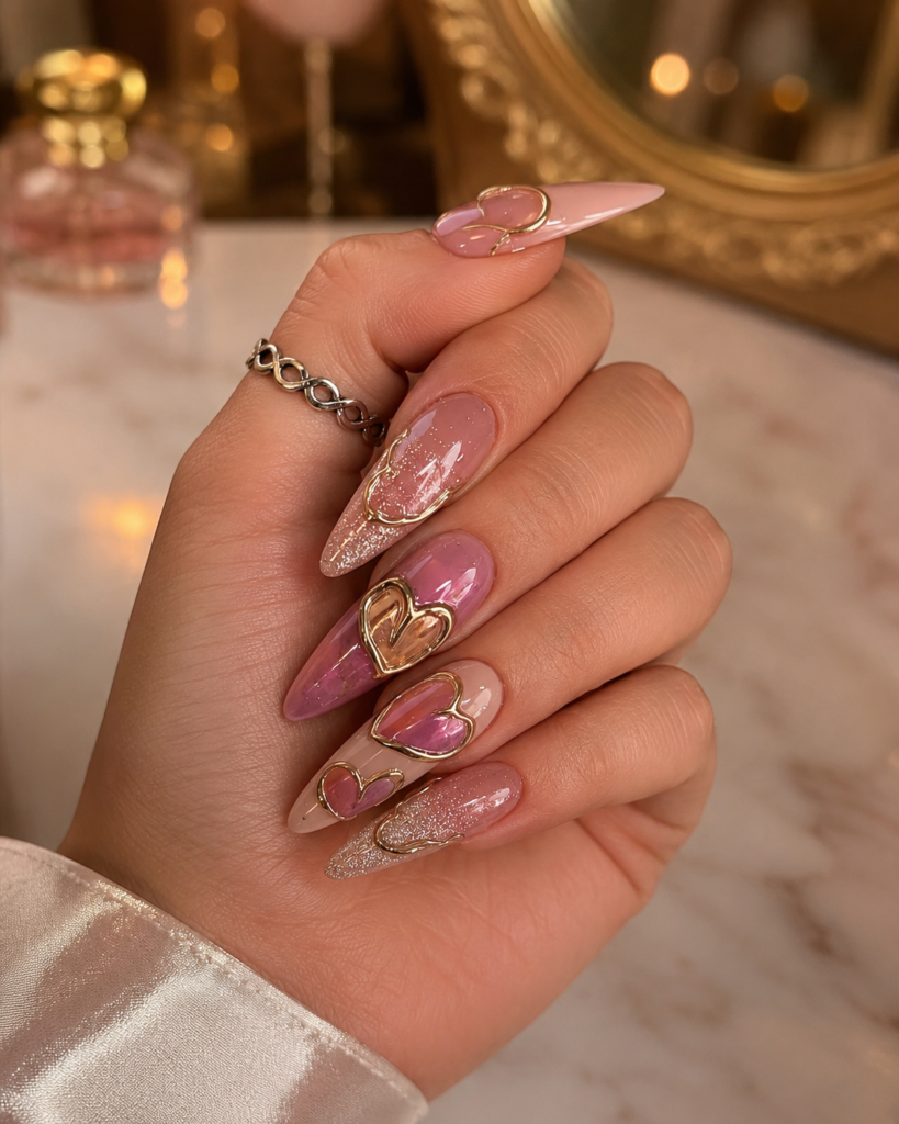 Pink Chrome Heart Nail Designs: Elegant 3D Nail Art Ideas 9 38abfff7 1318 4d4f acf6 4fcd5cbabc37