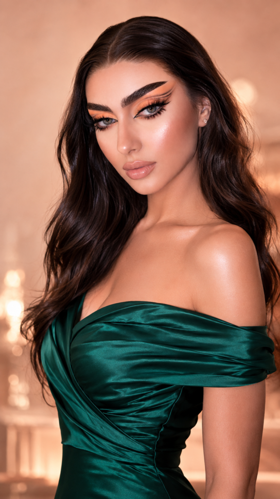 Fox Eye Makeup Look: Peach Cut Crease & Double Winged Liner 2 5aec75d0 4bca 4098 8c6d 5a54ff71035b