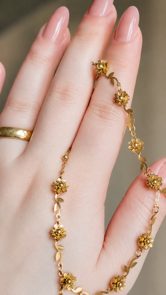 Floral Hand Chain Jewellery: Gold Hand Harness Ideas for 2026 4 90d5becd d4f3 4a25 820f 7aa75d0e43da
