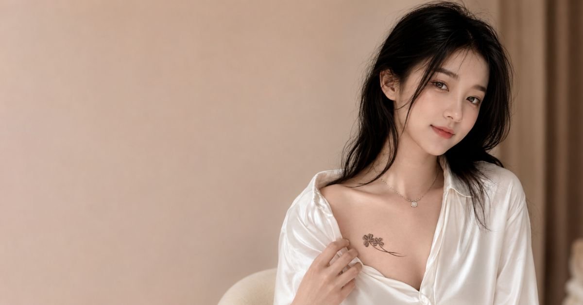 Minimal Twin Flower Collarbone Tattoo Ideas for Women 2026