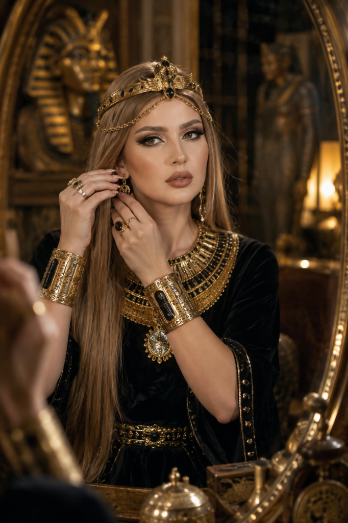 Egyptian Queen Fashion Trend 2026: Royal Gold Dress Styles 7 c19d6884 e680 4250 b0c1 4fd6a7a461bc