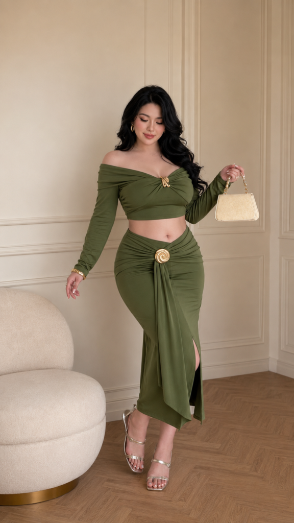 Olive Green Co-Ord Set Outfit Ideas 2026 | Party Style Guide 7 cfaa940c 6b25 4c6f a3db 0afe443bf952
