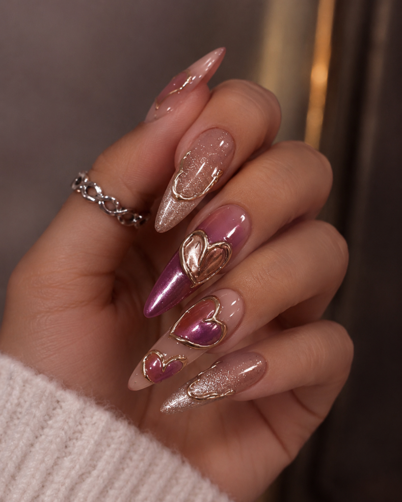 Pink Chrome Heart Nail Designs: Elegant 3D Nail Art Ideas 4 d4cfa539 2c0f 4798 8c19 99ae19d412e4