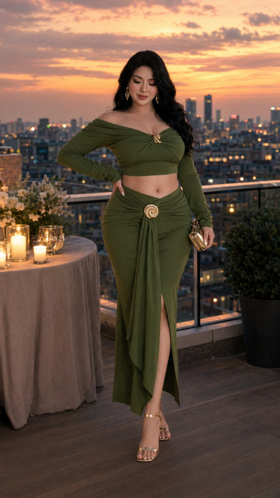 Olive Green Co-Ord Set Outfit Ideas 2026 | Party Style Guide 6 d9709df8 83d9 4ef7 9071 465059961e32