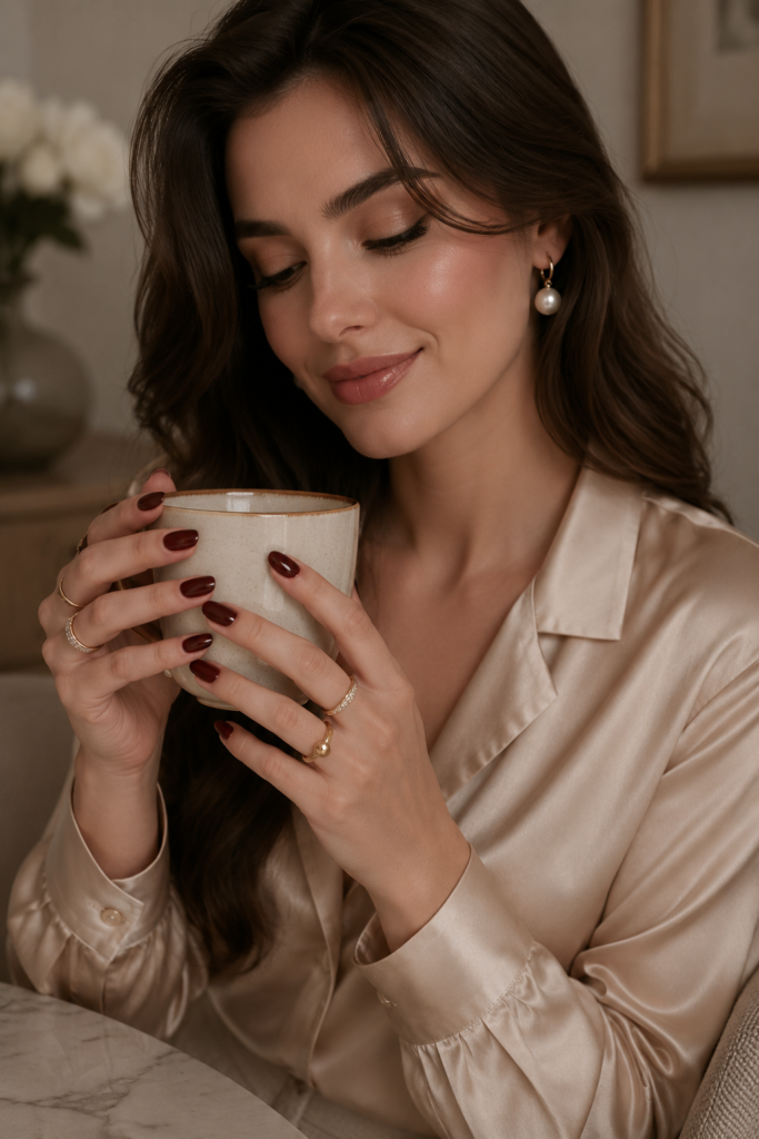 Burgundy Nail Designs 2026: Elegant Dark Red & Gold Ideas 3 e49da49d bc96 447b bc72 3efaa4fc1ee5