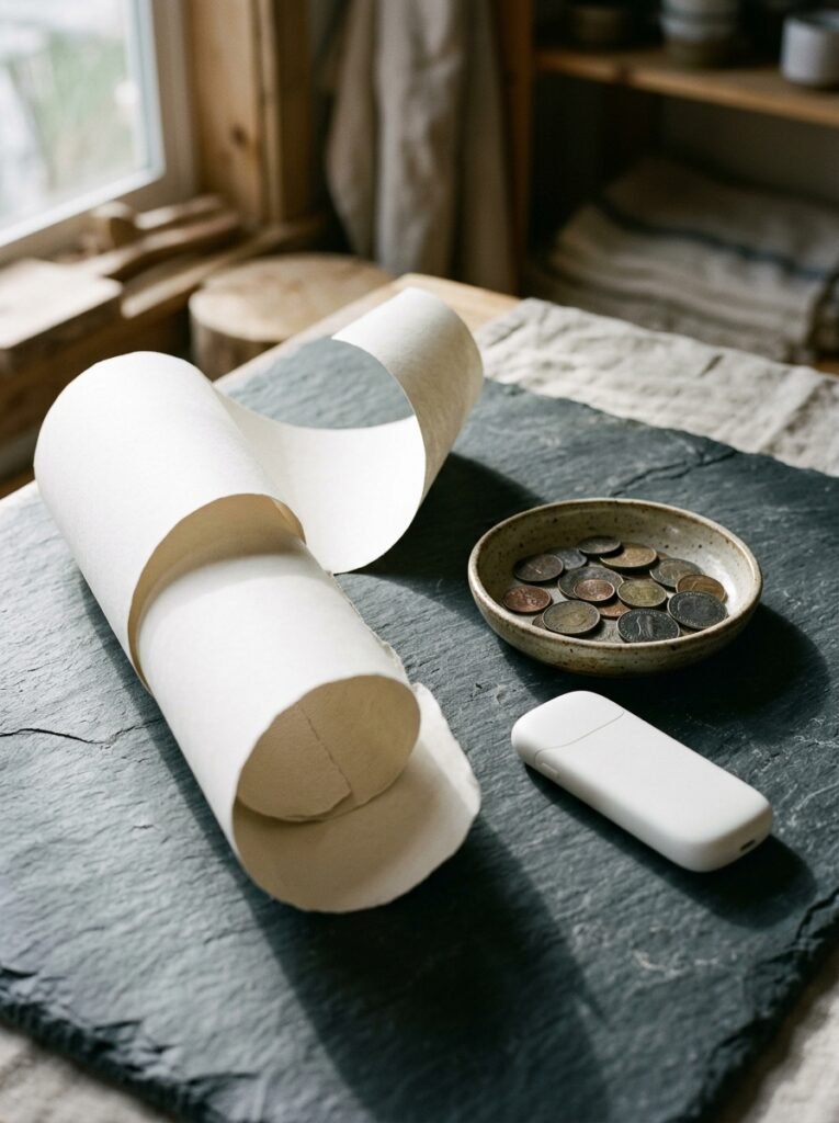 At-home IPL Devices: Do They Work And What They Cost 5 Paper roll and coins on 202608201033