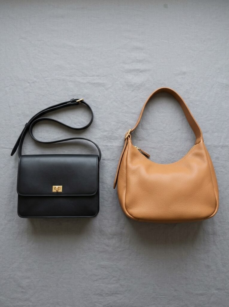 Fall 2026 Bag Trends: The Modest Styling Guide 5 Two handbags side by side 202608052358