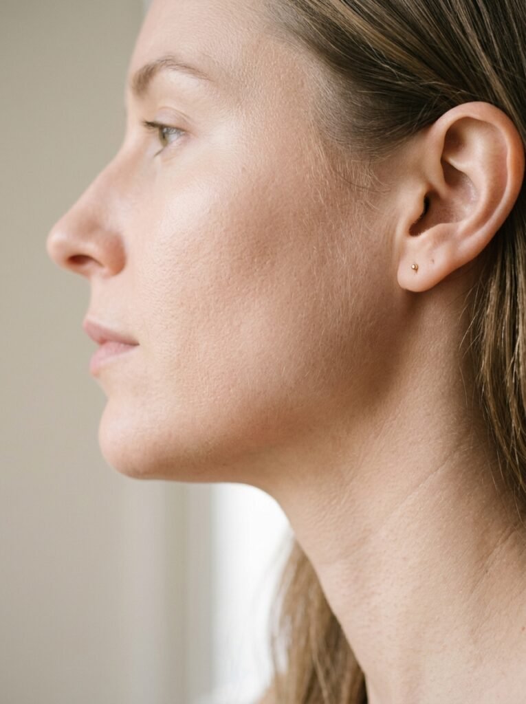 Fall 2026 Makeup Trends: What Works With Hijab 3 Woman cheek and jawline 202608070031