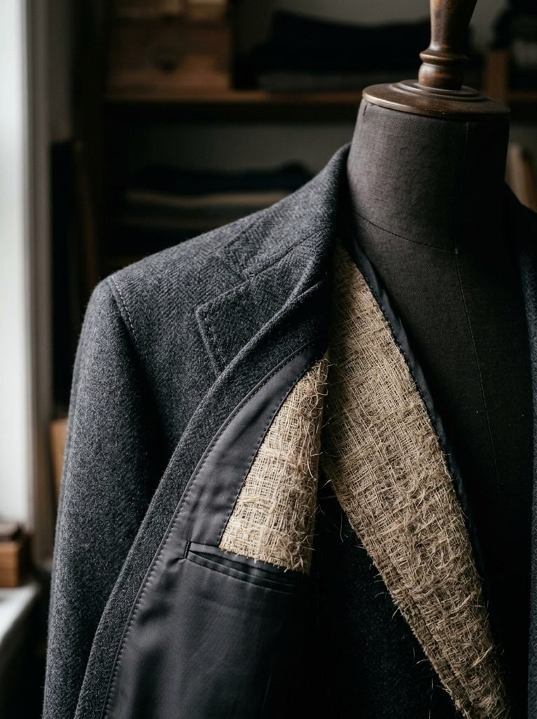 Modest Workwear For Corporate Roles: Investment Piece Guide 3 Charcoal wool blazer on form 20260913074708