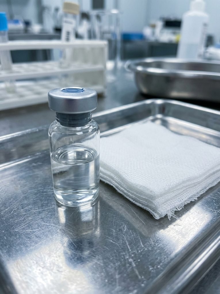 Cosmetic Procedures And Islamic Rulings 3 Glass vial on steel tray 20260916071452