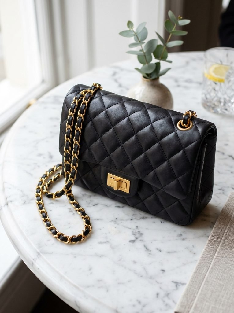 Which Designer Bags Actually Hold Their Values 2 Leather flap bag on table 20260922215534