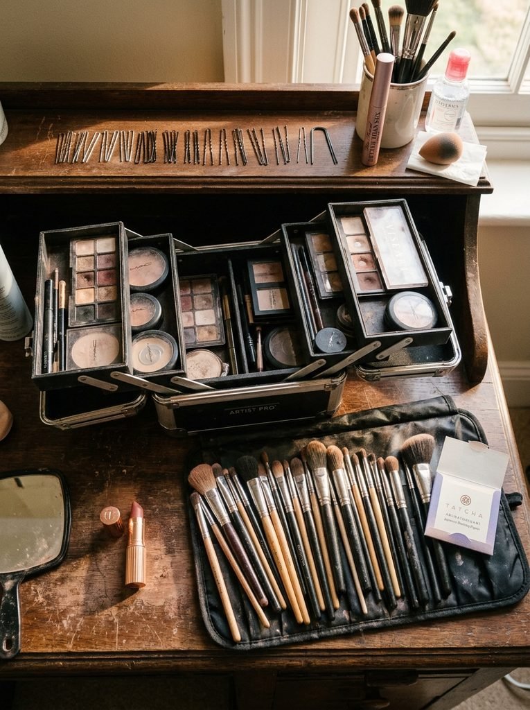 Bridal Beauty Budget: What Is Worth Paying For 2 Makeup kit on vanity surface 202609050722