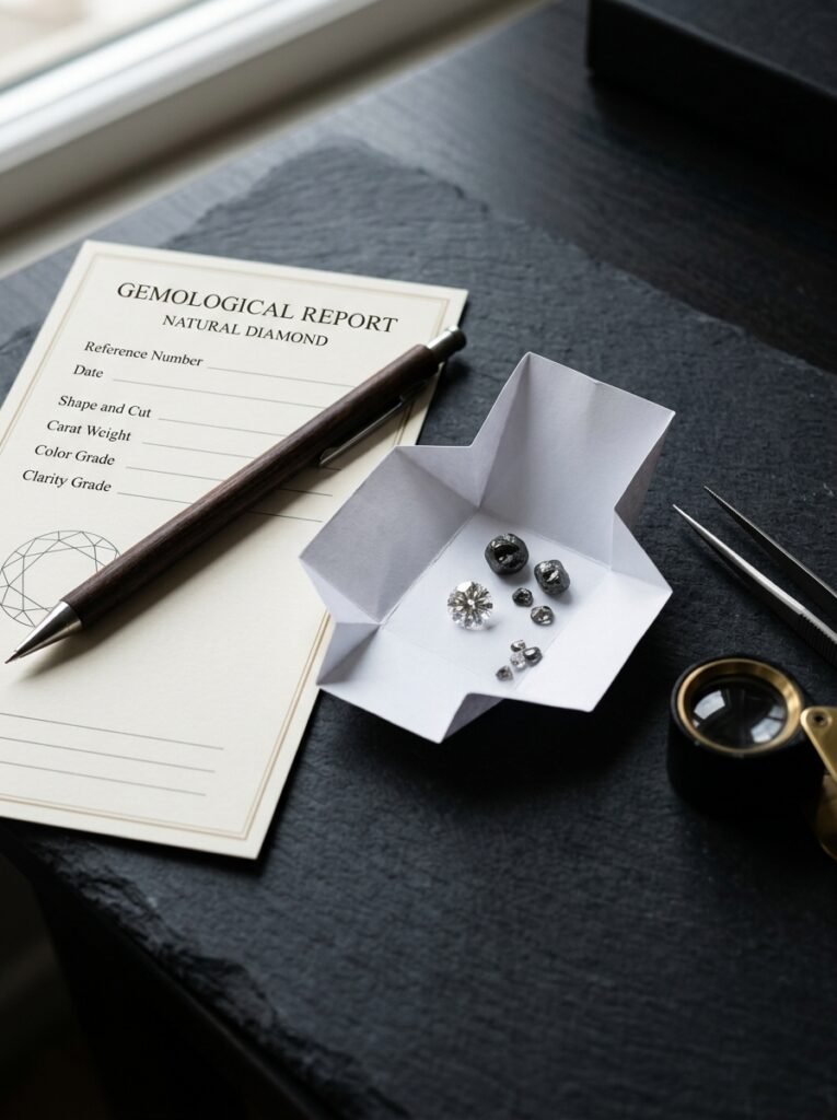 Lab Grown vs Natural Diamonds: Price And Resale Compared 3 Tabletop still life report card 20260920103510