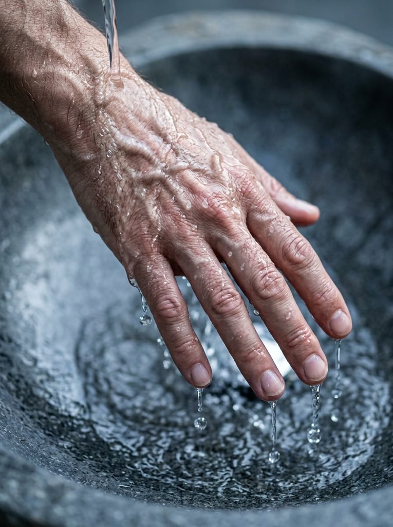 Cosmetic Procedure And Islamic Rulings: Medical Vs Aesthetic 3 Water flowing over hand 20260918195552