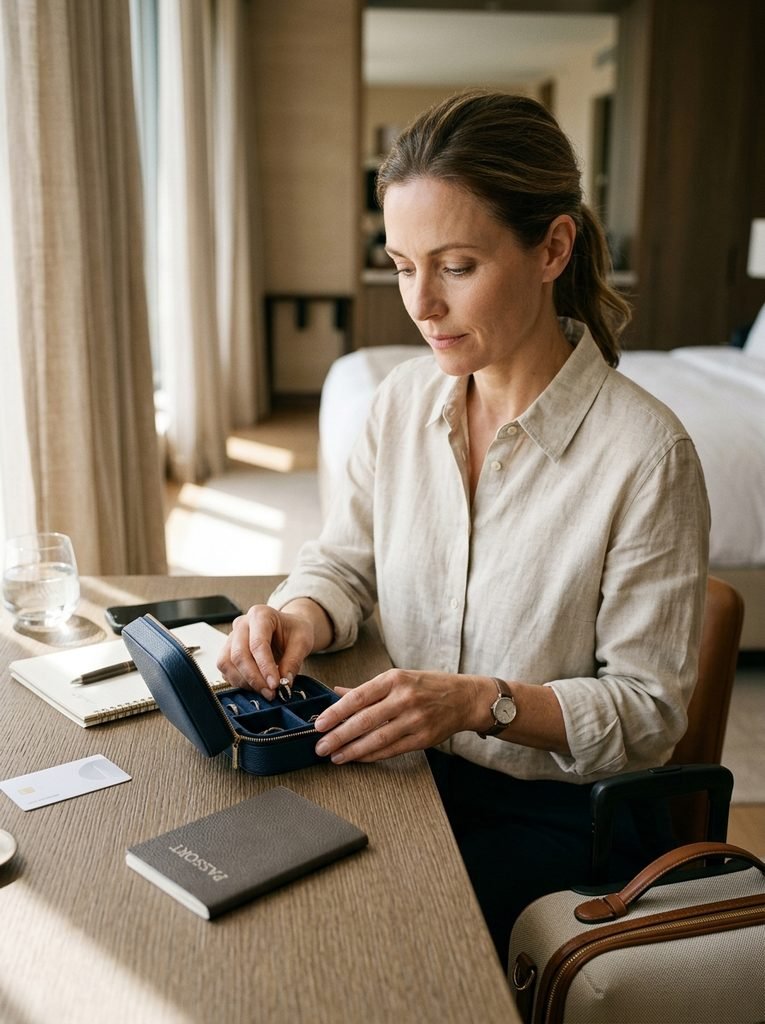 Travel Insurance For Expensive Jwellery: Complete Guide 2 Woman packing ring in case 20261015140127